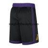 Los Angeles Lakers Pantaloncini Nike 2023-2024 City Edition Nero Swingman - Uomo
